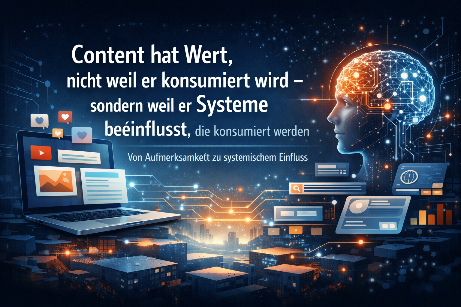 an illustration of how the value of content changes with AI.